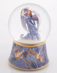 Angel with Dove Musical Waterglobe