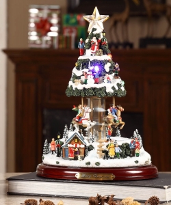 Christmas Village Musical Motion Tree 