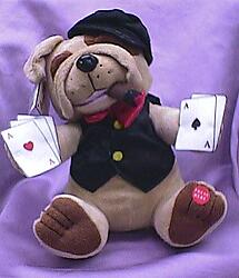 Animated Musical Poker Dog #gambler